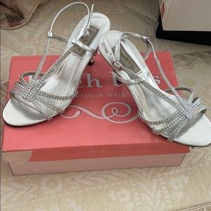 Silver Dress Heels 7